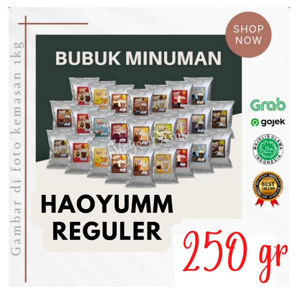 

[250 gr] Haoyumm Bubuk Minuman Rasa SPESIAL Lainnya (HY)