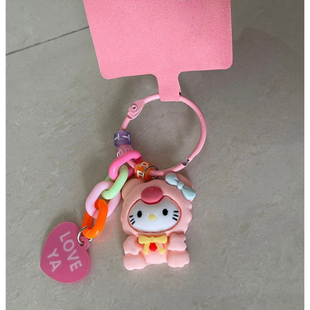 Gantungan Kunci Bentuk Boneka Kartun Untuk Dekorasi Handphone / Gantungan Kunci / Handphone Anti Hilang Motif Kartun Lucu