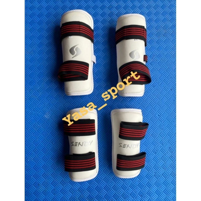 Pelindung Tangan Kaki Dekker Arm Shin Guard Taekwondo Sendy // Sendy Arm Shin guard // Dekker Taekwo