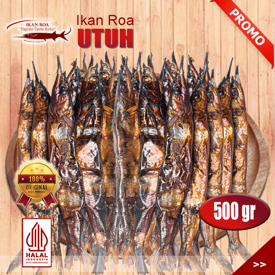 

Ikan Roa Asap Utuh || berat 500 g