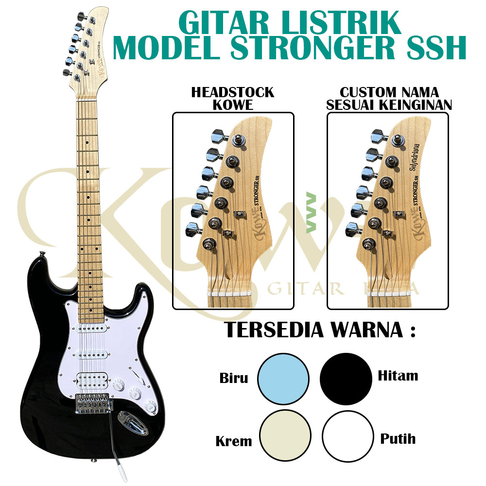 Gitar Elektrik Original KOWE Stronger (SSH) NEW