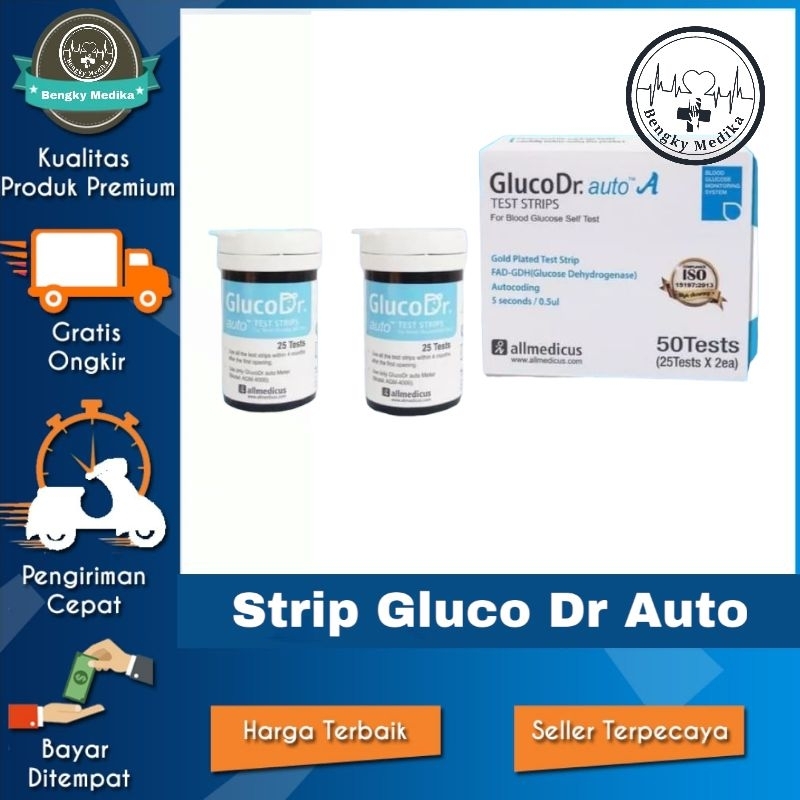 Strip Gluco Dr Auto  Strip Refill Gula Auto kode 71 Gluco Dr Auto