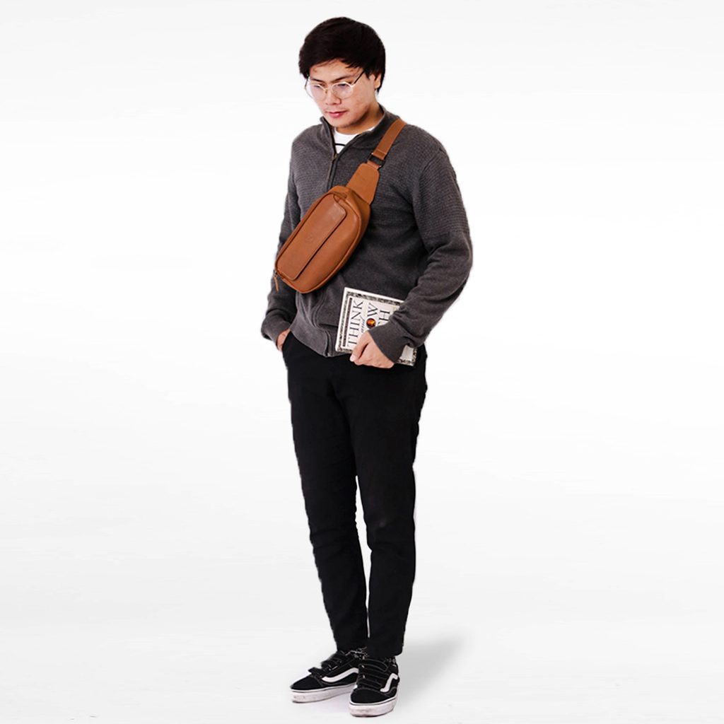 Waistbag Kulit Asli Bonsmara by BULL.LTHR