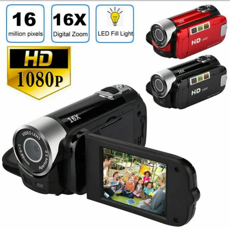 Camera Digital Lenovo kamera camcorder HD 16MP 1080P