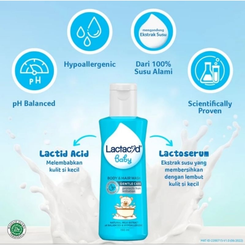 Lactacyd Baby Gentle Care 500 ml - Sabun Mandi Bayi