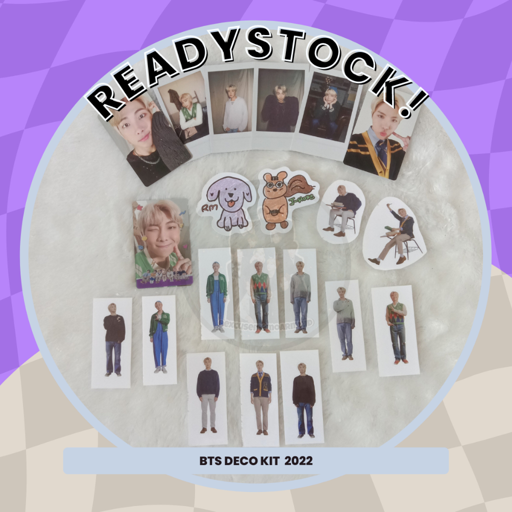 [READYSTOCK] BTS DECO KIT PC 22 POLAROID PHOTOCARD NAMJOON JHOPE
