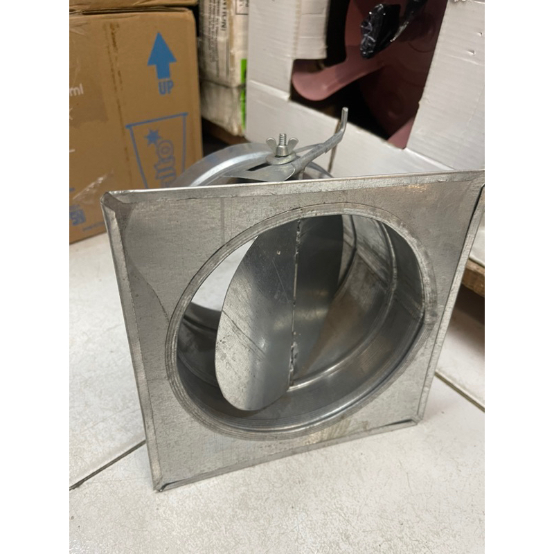 Spigot damper ducting AC 6 inch