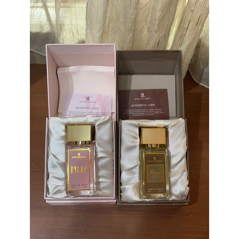 [DECANT] ANIVERABLE parfum wewangian share in jar bottle mini kecil kecantikan perawatan tasya revina amore aphrodite iris thalassa ares eau de parfume king of queen