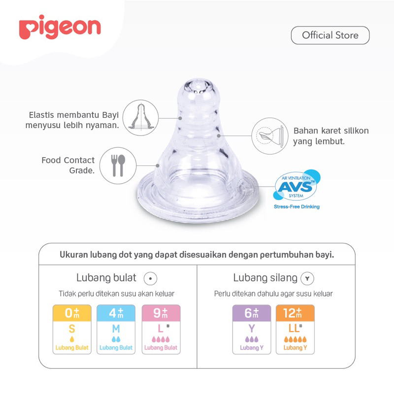 PIGEON Botol T-Ester Streamline 150ml &amp; 250ml with S-type Nipple