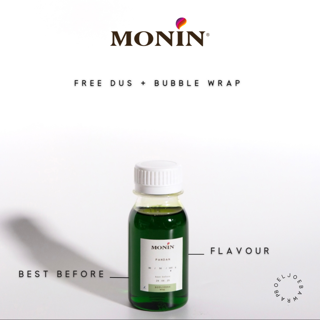 Monin Pandan Syrup Repack [30, 50, 100] g