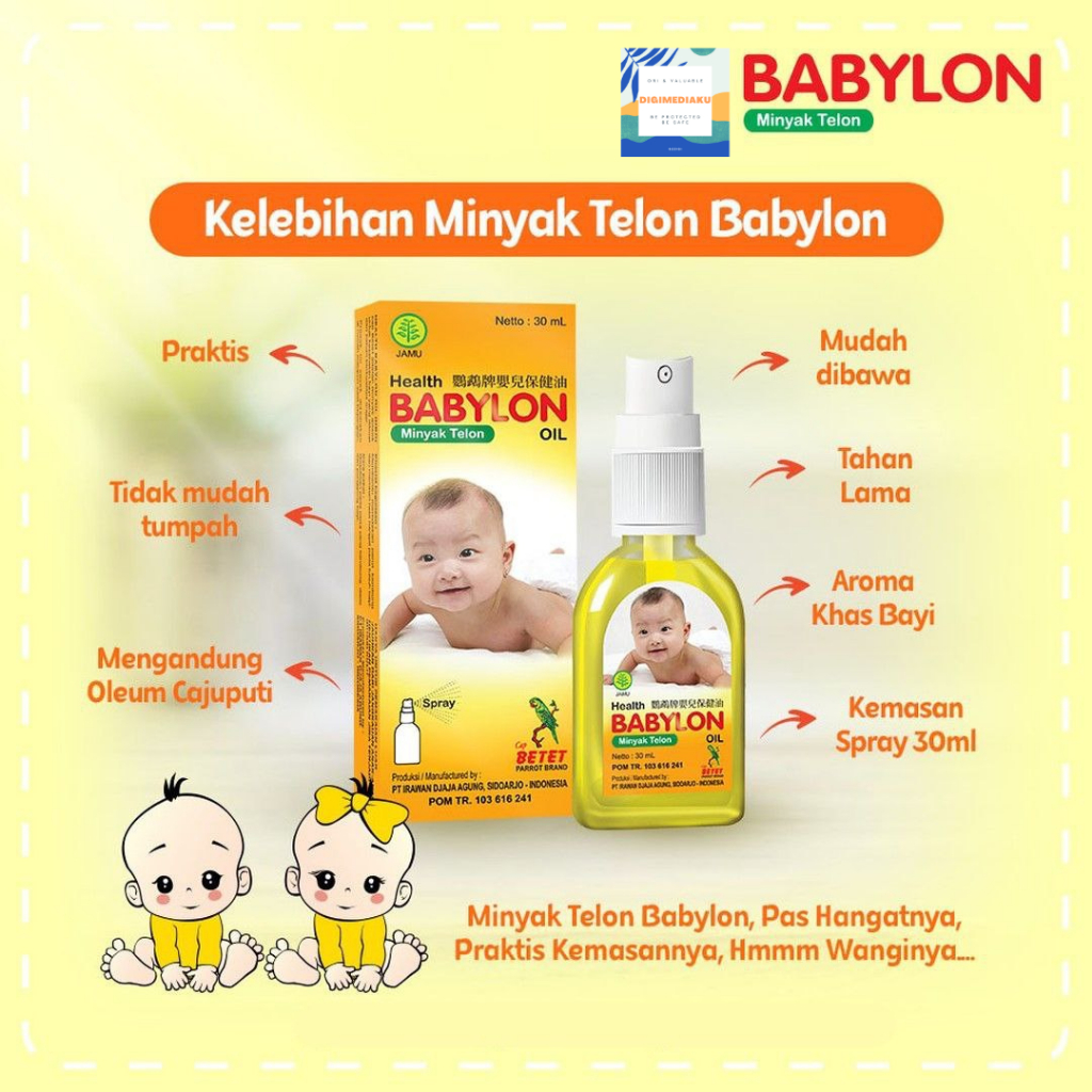 MINYAK TELON BABYLON SPRAY 30 ml MINYAK TELON BAYI