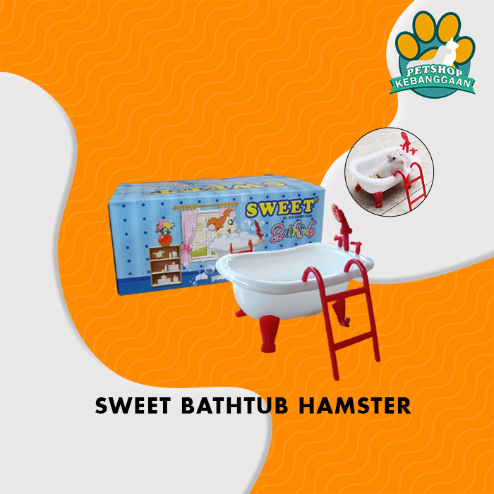 Tempat Bermain Mandi Hamster Sweet Bathtub Pet Toys