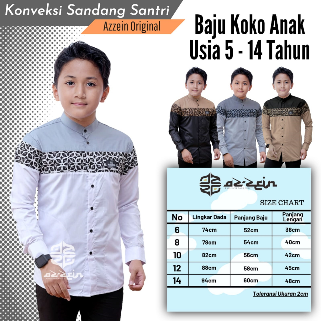 Atasan Muslim Anak Laki Laki Baju Muslim Anak Laki Laki Koko Anak Usia 4 Sampai 14 Tahun Baju Koko Anak Laki Laki Lengan Panjang Baju Koko Anak Putih Lengan Panjang Baju Koko Anak Premium Baju Koko Anak Kekinian Baju Koko Kombinasi Baju Koko Anak Terlaris