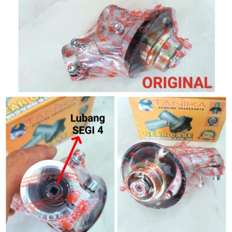 Gear Case Kepala Pisau Mesin Potong Rumput 328 338 - Gearbok Pisau Mesin Pemangkas Rumput Tanika 338