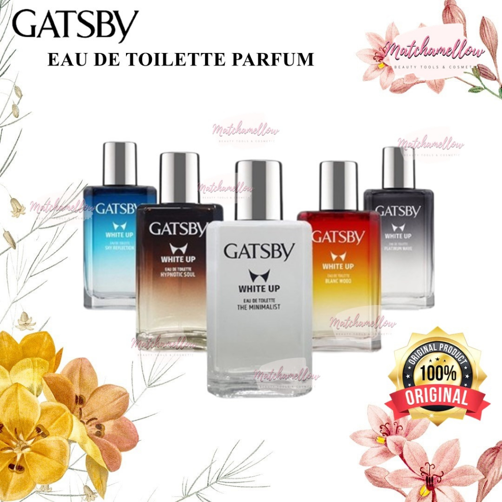 ❄️MATCHA❄️ GATSBY WHITE UP EAU DE TOILETTE - PARFUM EDT PLATINUM WAVE BLANC WOOD