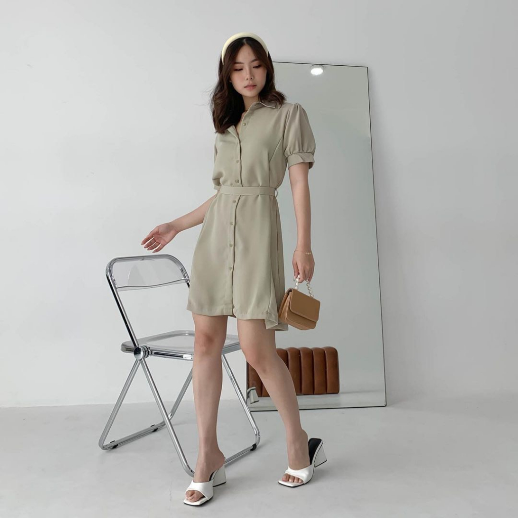 CINDERELLA KOREAN DRESS PUFFY SLEEVE - DRESS BUSUI FRIENDLY - DRESS FORMAL KOREA - DRESS PESTA - MINI DRESS KONDANGAN - DRESS PESTA SEXY - BRIDESMAID DRESS - VINTAGE SUMMER DRESS PANTAI - HADIAH / KADO ULTAH CEWEK