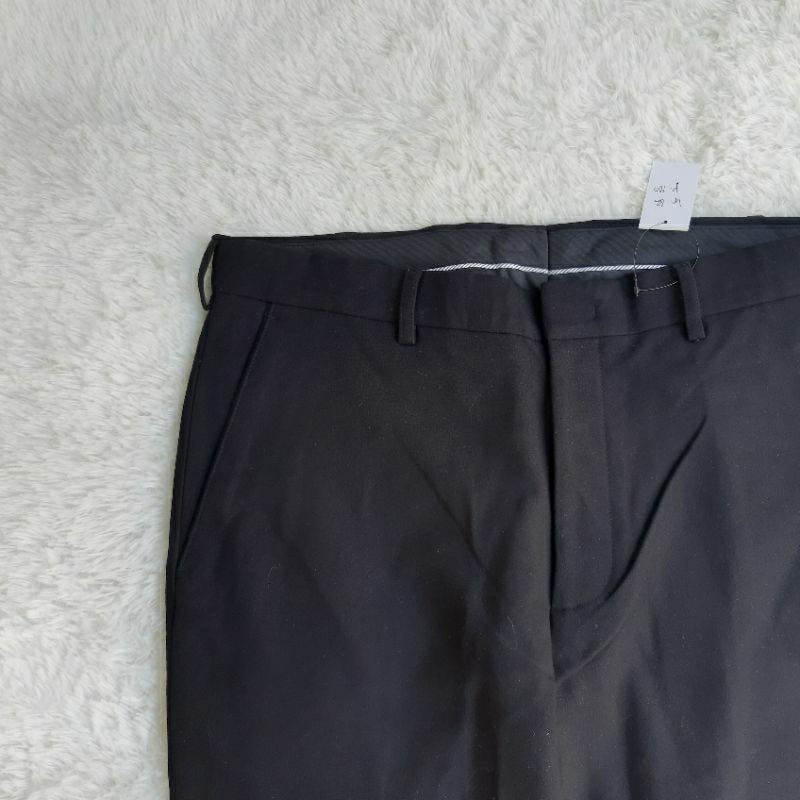 Work Pants Celana Panjang Hitam Pekat Lanzi