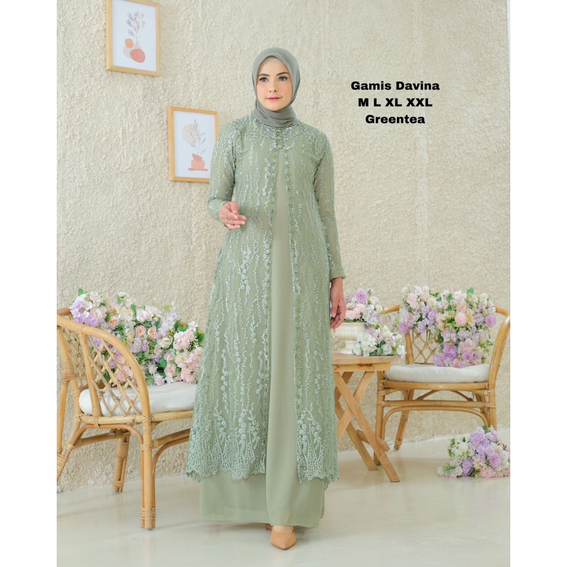 GAMIS DAVINA/DAVINA DRESS/GAMIS CEWEK/DRESS CEWEK TERBARU