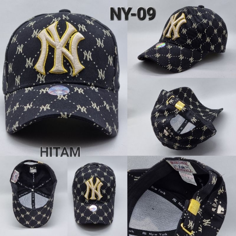 Topi Baseball Pria Wanita Logo Bordir Import Cewek Cowok Outdoor Fashion