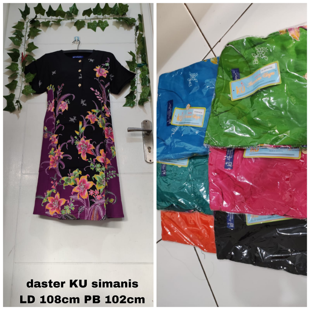 daster kencana ungu simanis baju wanita rumahan busui