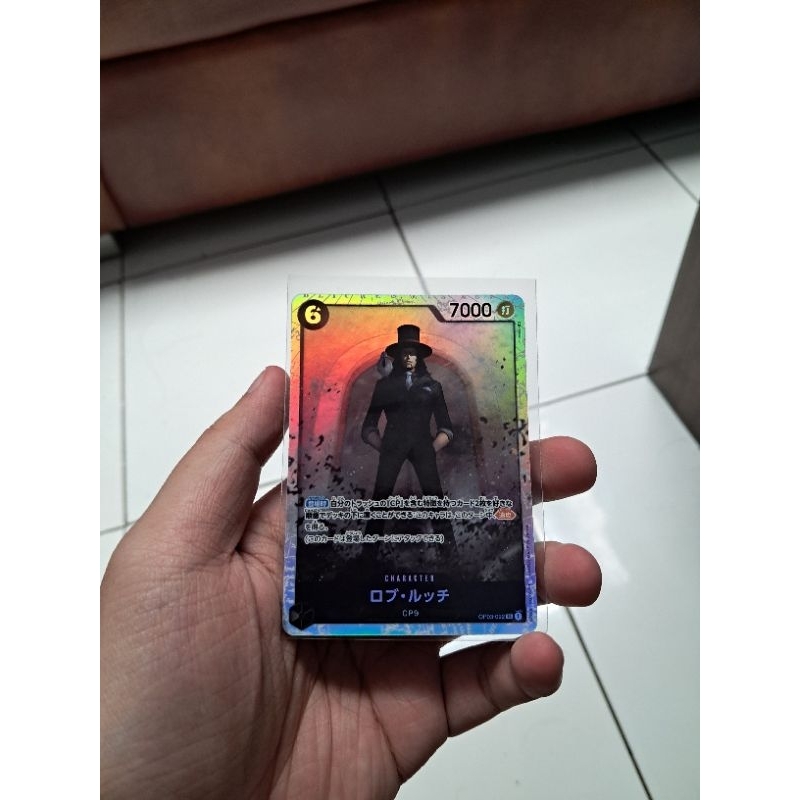 Kartu Card TCG One Piece Rob Lucci CP9 SR Holo
