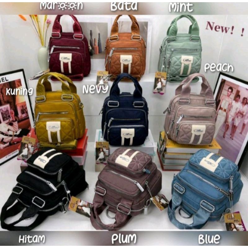 Terbaru tas chibao import 3in1/multifungsi 1813s Kanvas