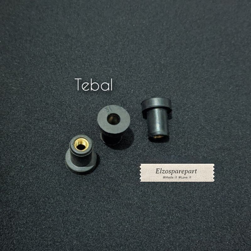 Mur Visor NMAX PCX Aerok Ninja RR XRide Vixion R15 R25 Lexi/ Karet Mur Visor / Mur Karet Visor Ganja