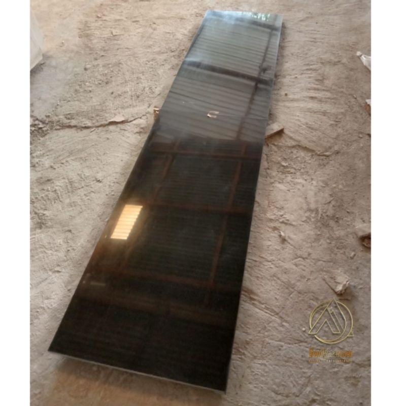 Kitchen set meja dapur panjang batu granit hitam 260x60 ( sambungan )