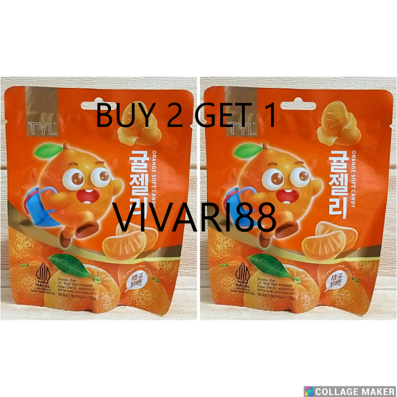 TYL Soft Orange Candy 70gr