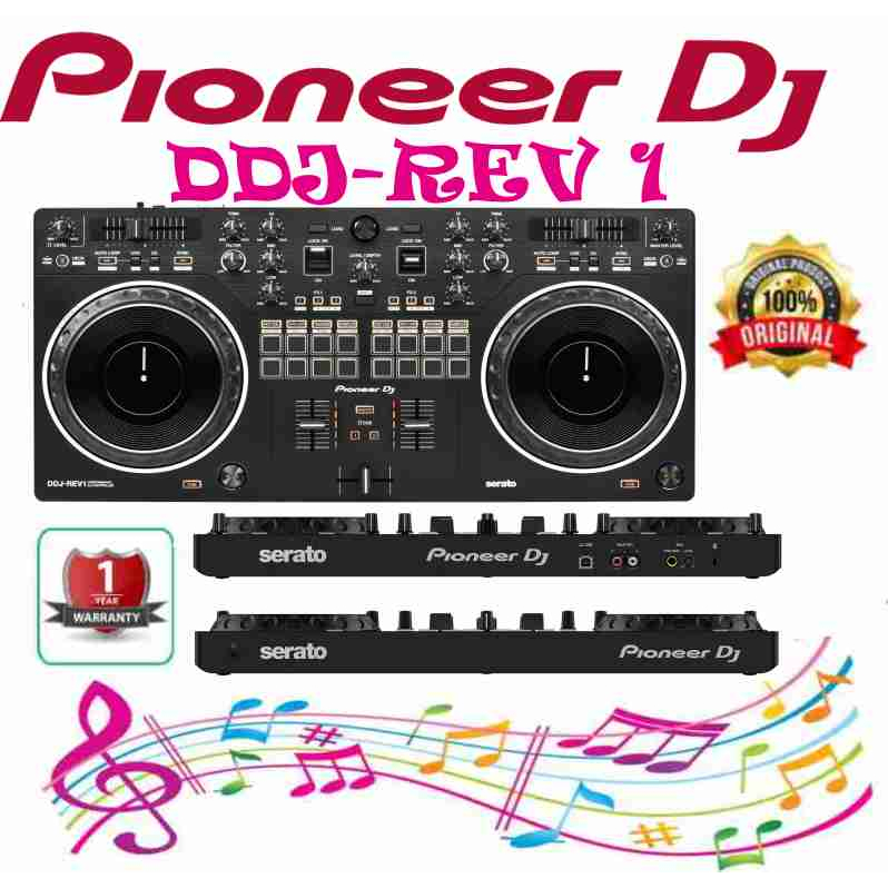 Pioneer DJ DDJ-REV1 2-channel DJ controller for Serato DJ Lite