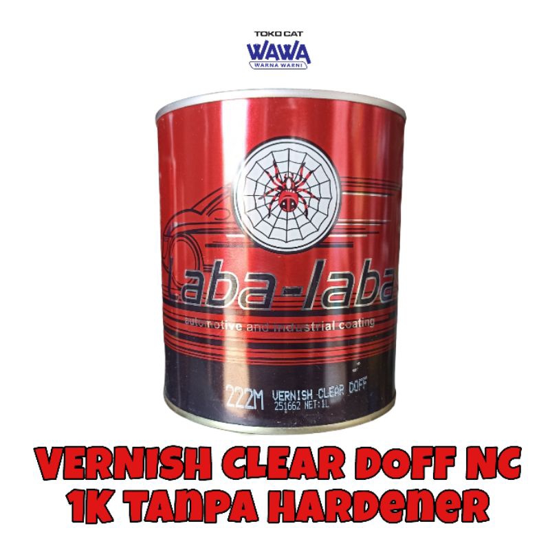 cat vernish clear nc doff 1 komponen tanpa hardener 1kg/ecer