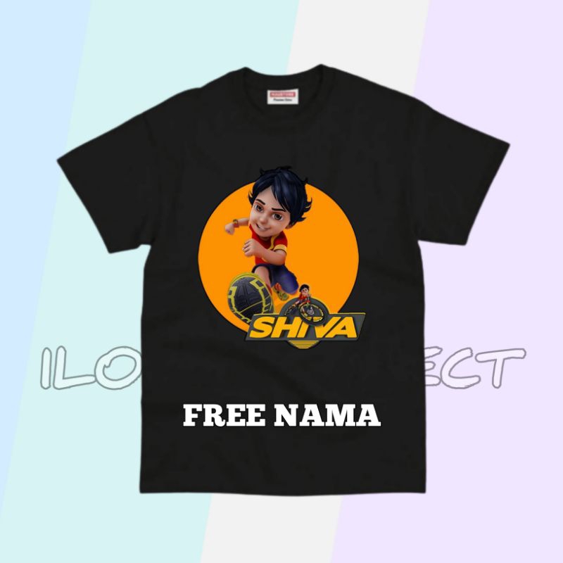Baju Anak Shiva Kaos Atasan Anak Custom Gambar Shiva Unisex Free Nama Bahan Premium