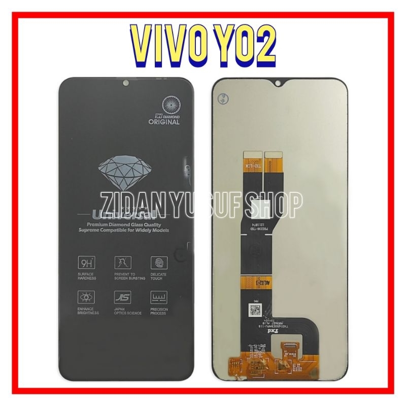 LCD TOUCHSCREEN VIVO Y02 FULLSET ORIGINAL