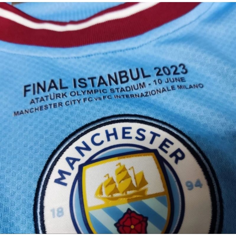 JERSEY BAJU BOLA CITY HOME 2022/2023 FINAL UCL ISTANBUL  GRADE ORI