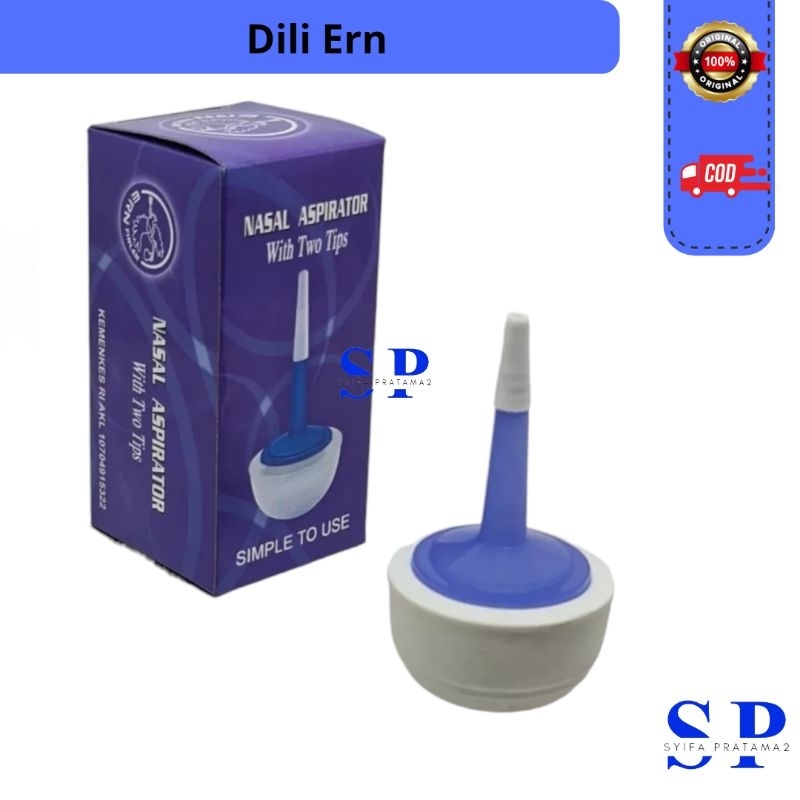 Alat Medis Alat Penghisap lendir bayi silikon merk ERN nasal aspirator dili silicon dili silikon del
