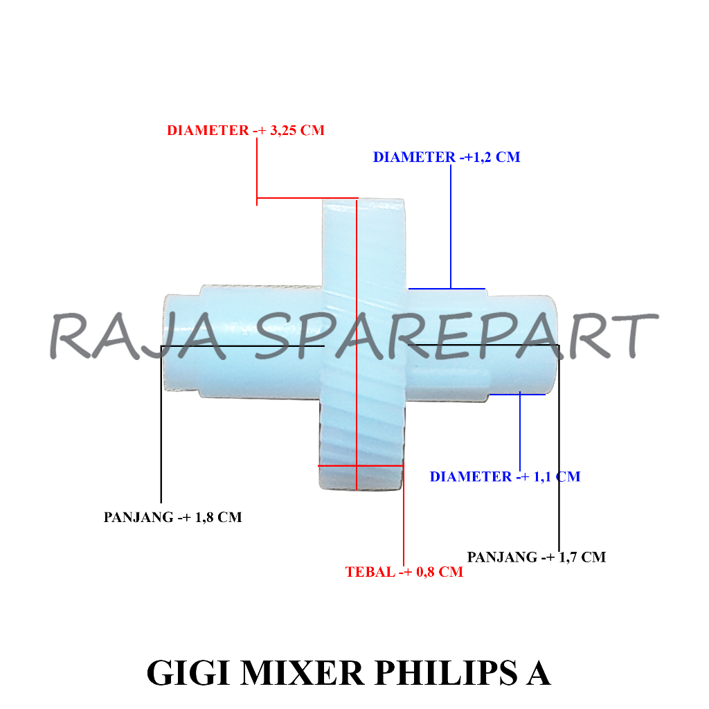 Gigi Mixer Philips A ( Harga Tertera Untuk 1 Pasang )