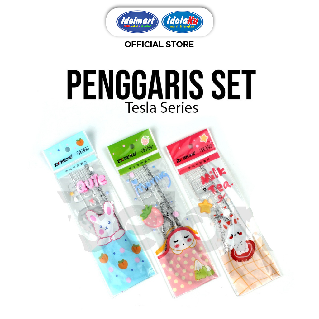 

IDOLMART Penggaris Set Tesla 20cm