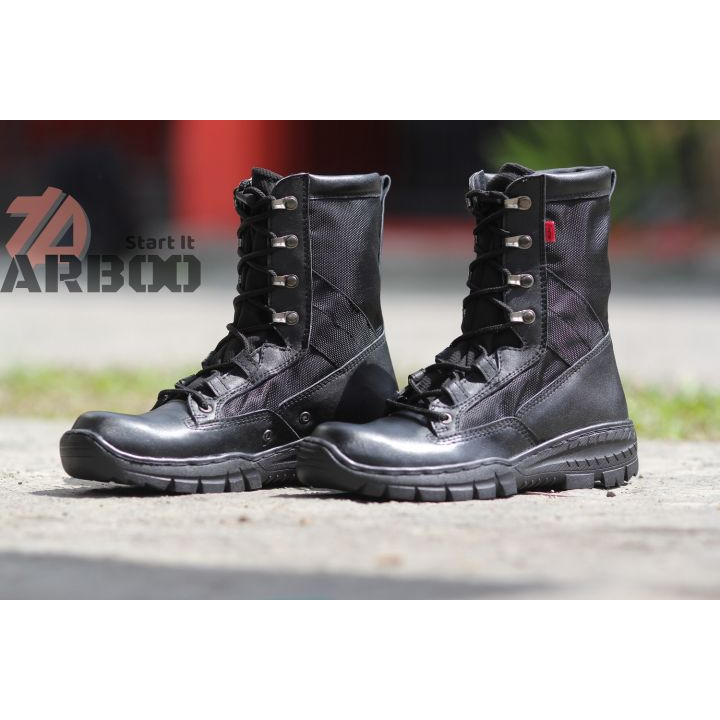 SEPATU PDL PRIA SAFETY BOOT TNI POLRI COMANDO ARBOO KEREN KUAT DAN SOL RINGAN TAHAN LAMA
