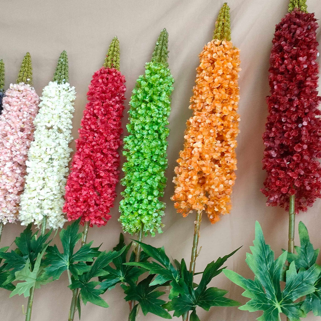 Artificial Jumbo Hyachinth  Bunga SnapDragon Premium Bunga Dekorasi Wedding Bunga Plastik Buatan Palsu Hiasan Dekorasi Pernikahan Pelaminan Bunga Palsu Artifisial