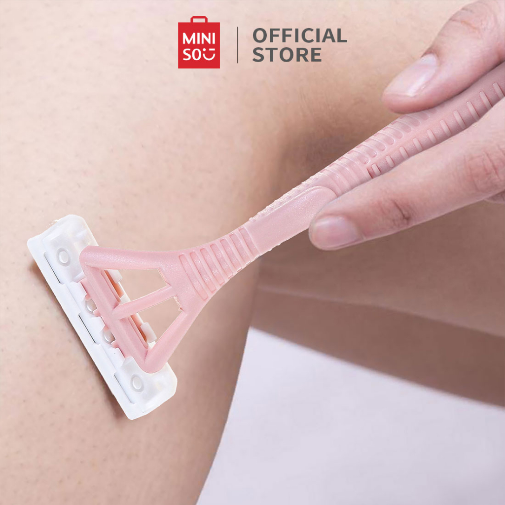 MINISO Alat Cukur Wanita 10PCS Ladies Shaver 2 Lapisan Razor Pisau Cukur