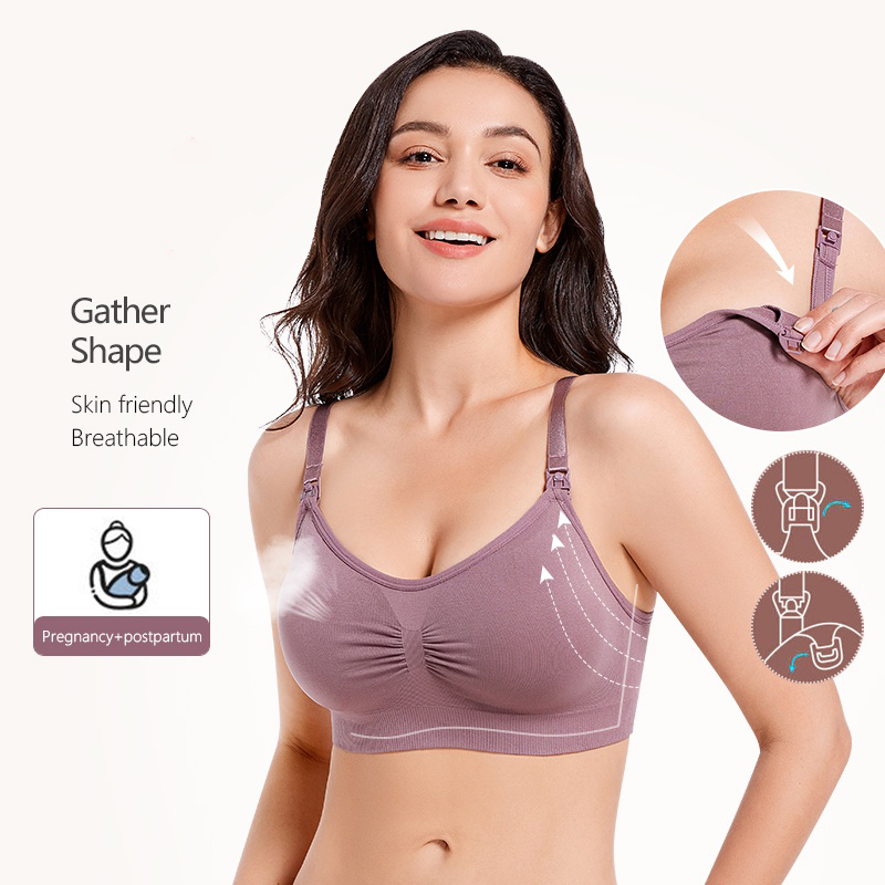 Bra Menyusui Tanpa Kawat Nursing Bh Murni Murah Bra Kait Depan Maternity Bra Jumbo 937