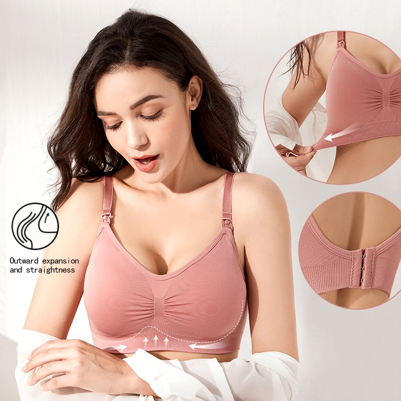 Bra Menyusui Tanpa Kawat Nursing Bh Murni Murah Bra Kait Depan Maternity Bra Jumbo 937