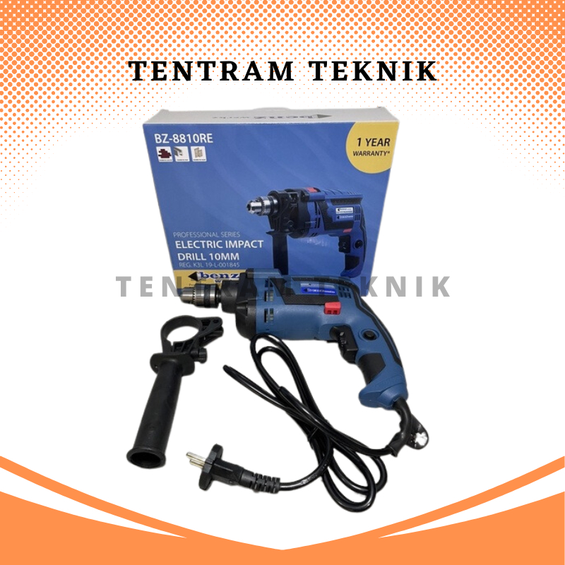 Bor Impact BZ 8810 RE Benz / Mesin Bor Tangan Impact 8810 Benz / Mesin Bor bz-8810re BenzWerkz / Mes