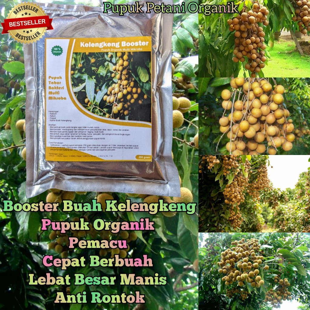 Pupuk Booster Kelengkeng Pelebat Cepat Berbuah | Pupuk Organik Booster Kelengkeng 250gr