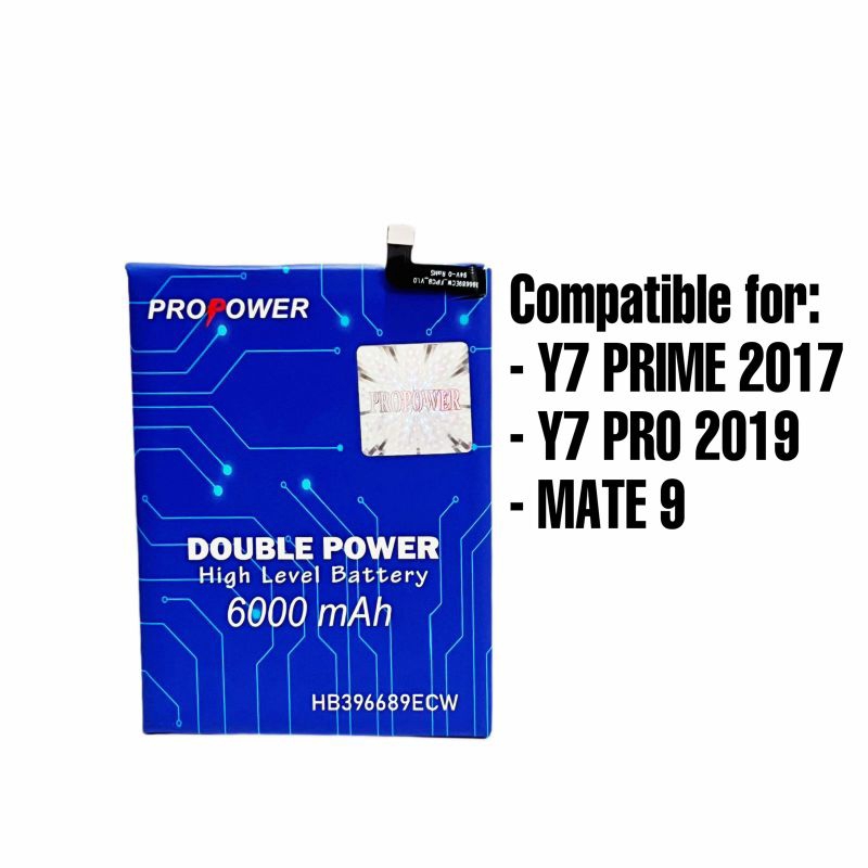 BATERAI PROPOWER HB396689ECW COMPATIBLE FOR HUAWEI Y7 PRIME 2017 / Y7 PRO 2019 / MATE 9