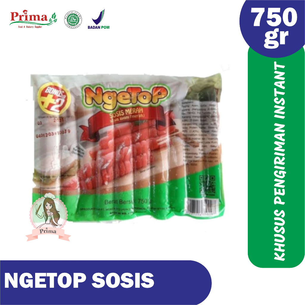 

Sosis ayam - ngetop 750gr