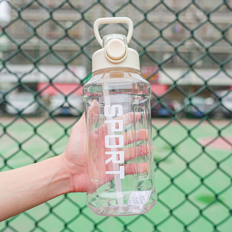 Botol Minum Bening Botol Minum Jumbo Sport HX 743 Kapasitas 1300ml BPA Free