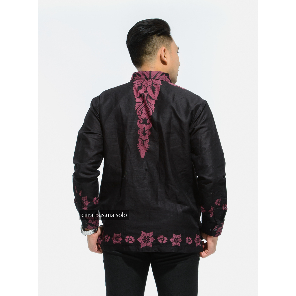 PAKUALAM Kemeja Batik Pria Full Furing Bahan Katun Primisima