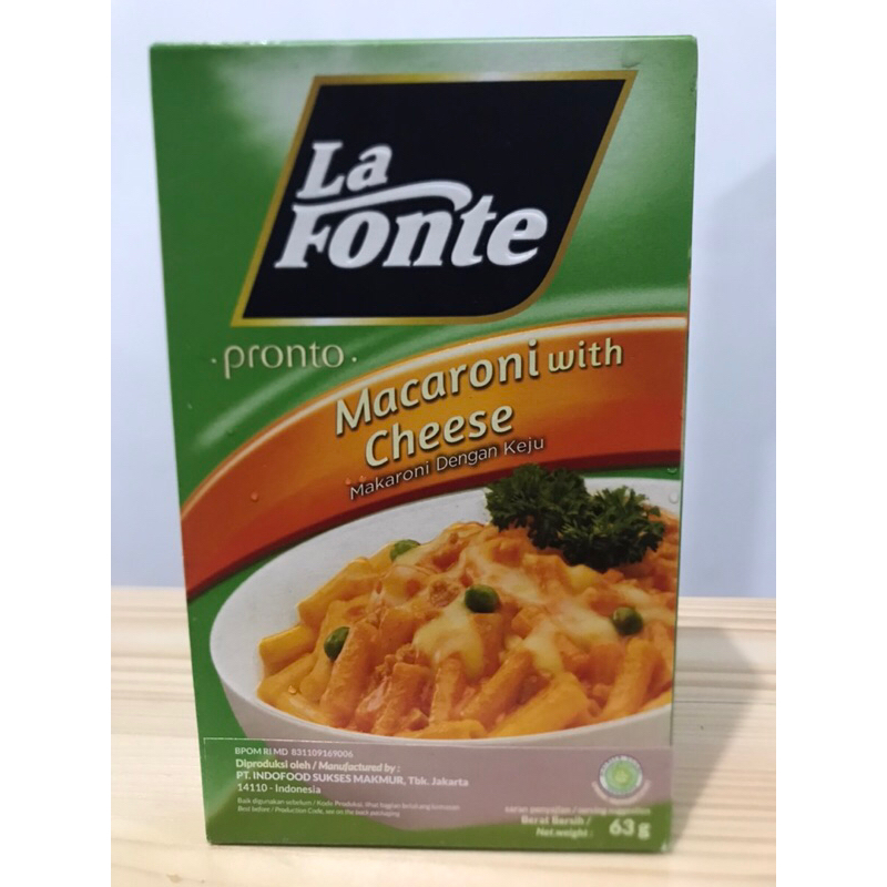 

La Fonte Pronto mac & chesee 63g