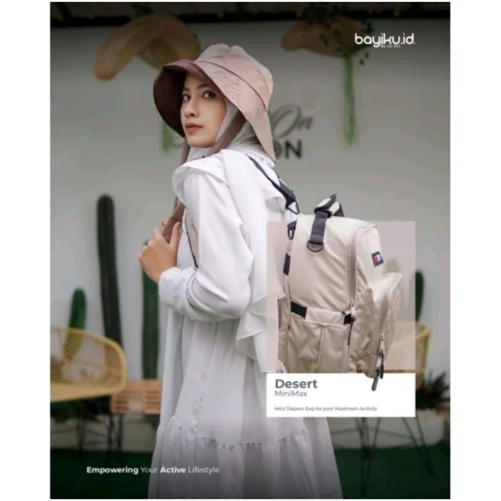 Bayiku.ID Diapers Bag Ransel - ACT ON MINIMAX - Tas Perlengkapan Bayi